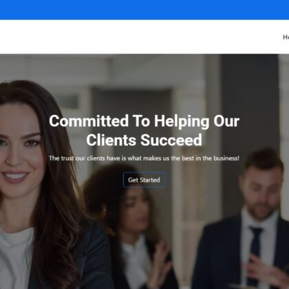 Professional Legal Services Website