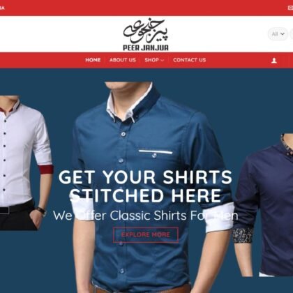 Peer Janjua – Professional Consulting & Menswear Website